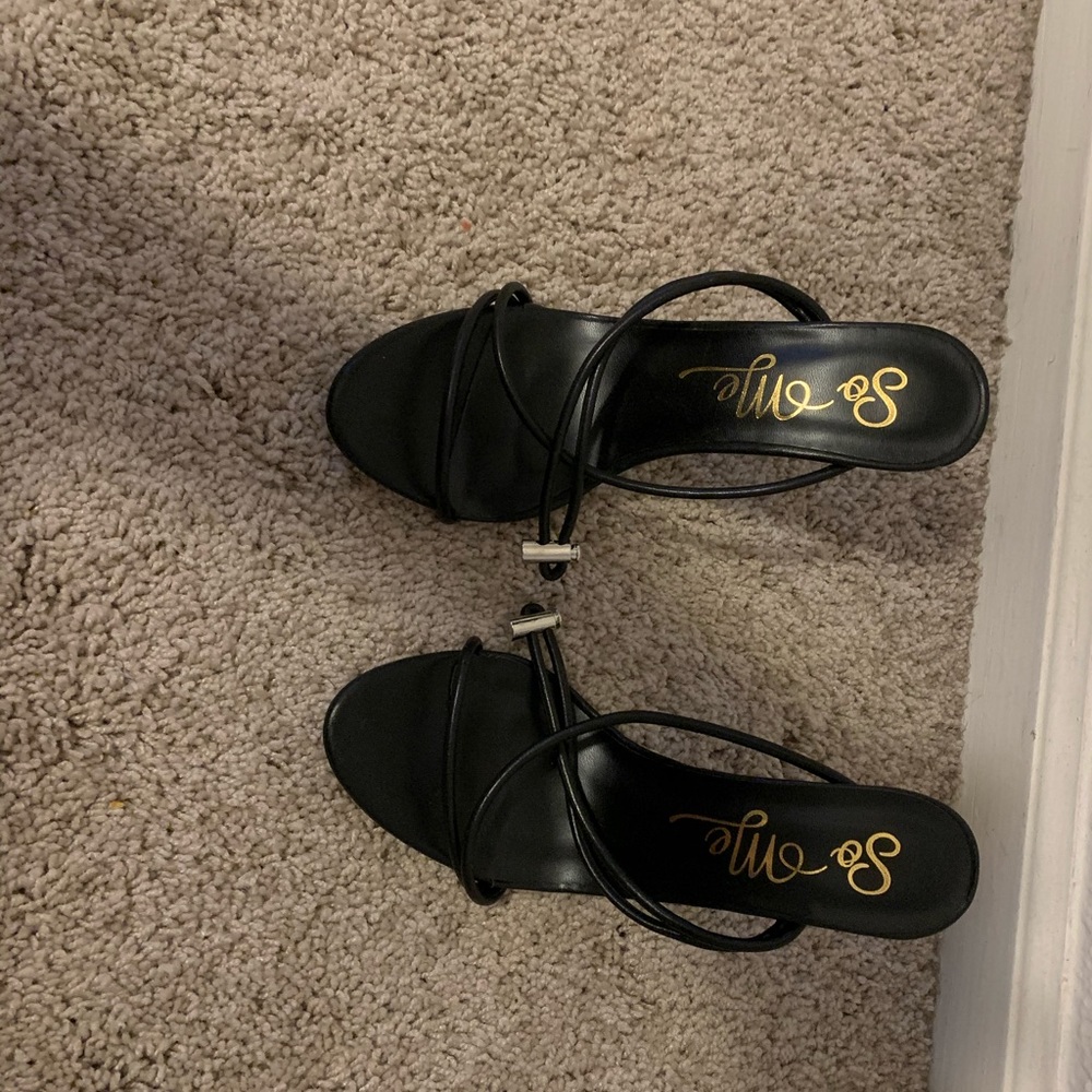 Black heels